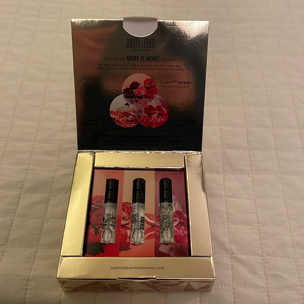 Judith Leiber | NIB | More Is More | discovery fragrance set | perfume